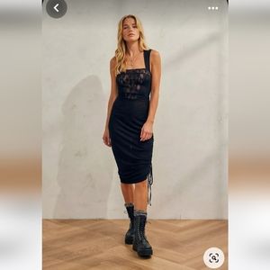Free People Corset-is Bodycon